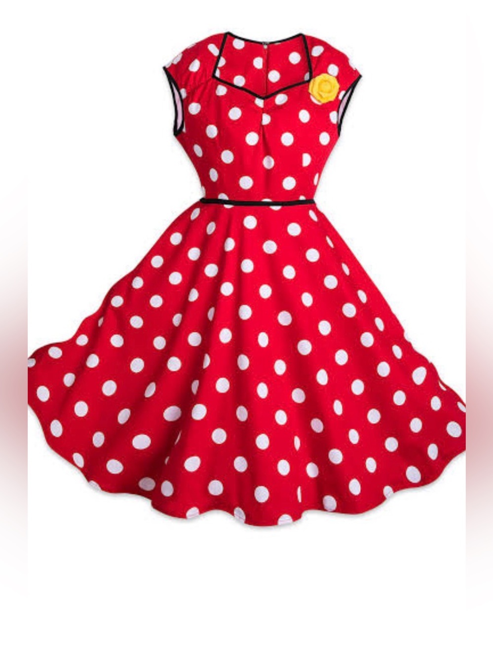 Disney Parks Disney Minnie Mouse polka dot cosplay dress w/hat and ears 3X